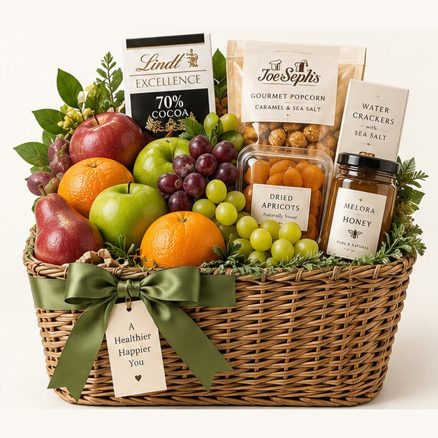 Deluxe Fruit & Treats Basket reference product image